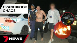 Suspect flees fiery crash in Cranebrook after teen and child injured  | 7NEWS