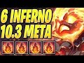 HOW to WIN with INFERNO! - Teamfight Tactics TFT Ranked Strategy Best Comps Guide SET 2 Meta