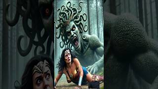 Spider-Man, Supergirl and Wonder Women take on the monsters of Medusa #shorts