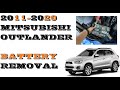 Mitsubishi Outlander Battery replacement  2011-2020