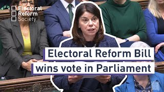 MPs vote for PR - and win! Sarah Olney MP's Ten Minute Rule Bill