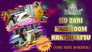 Hayagrivas Handloom No Zari Kanchi Silk Sarees| Kalakshetra Thread Work Sarees | ft. @jeyashrisuresh