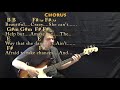 Beautiful Crazy (Luke Combs) Bass Guitar Cover Lesson in B with Chords/Lyrics