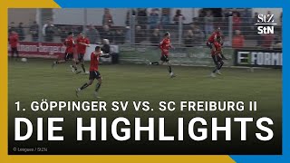 Highlights 1. Göppinger SV vs. SC Freiburg II | 14. Spieltag [Regionalliga Südwest]