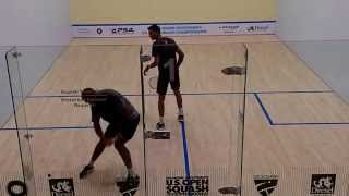 John White vs Ali Farag 3rd game (2015 US Squash Open, Philadelphia)