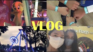 Living My Life | I went to the SIX FLAGS with my friends 🎢  Mexico's crazy weather 🌧 / MINNOTMEAN