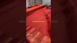 Pure Kanchipuram Handloom Silk Saree #short #kanjivaram