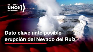 Elevación respecto del Nevado del Ruiz sería un factor clave ante posible erupción