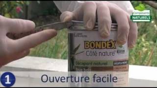 Décapant naturel Bondex Côté nature - Comment décaper?