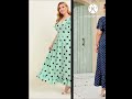 polka dots long length maxi dress designs