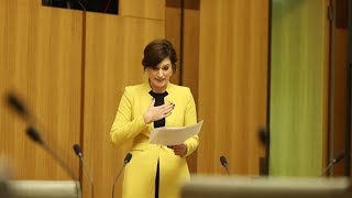 Nicolle Flint delivered ‘thumping farewell speech’ on her treatment by the left