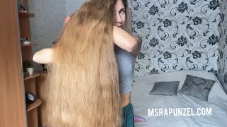 MsRapunzel - Classic length blonde hair with extra volume