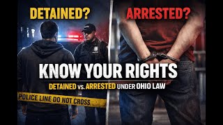 Detained vs Arrested in Columbus: What Police Don’t Clearly Explain