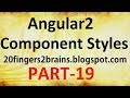 Angular 2 - Add Style to Component