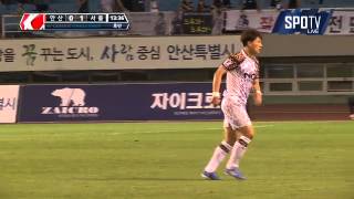 150628 Ansan Police FC 0   1 Seoul E Land FC Joo Min kyu Goal