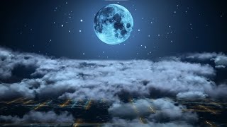🌌10 Hours Of Angelic Piano Music for Deep Meditation | Soar Through the Clouds with the Serene Moon🌙