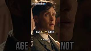 AGE 17-25 IS NOT THE AGE TO😈🔥💯|Thomas Shelby🔥Peaky blinders Whatsapp status🔥status🔥#shorts #short