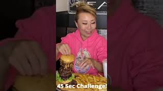 45 Sec Challenge! food, eating challenge | undefeated food challenge