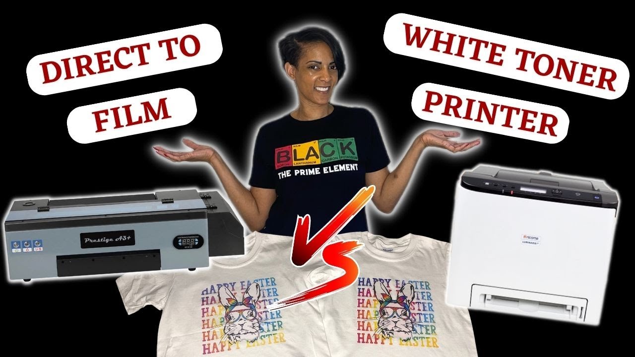 DTF VS White Toner T Shirt Printing! Which Is Better? Can You Tell The ...