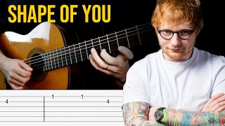 SHAPE OF YOU Guitar Tabs Tutorial (Ed Sheeran)