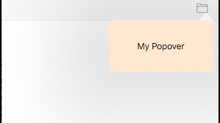 How to make an iPad style popover for iPhone, using Xcode7 and Swift