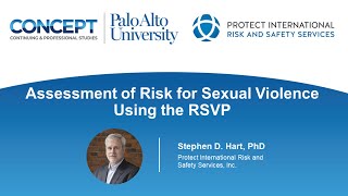 Evaluation of Risk for Sexual Violence using the RSVP | Self-paced program with Dr. Stephen D. Hart