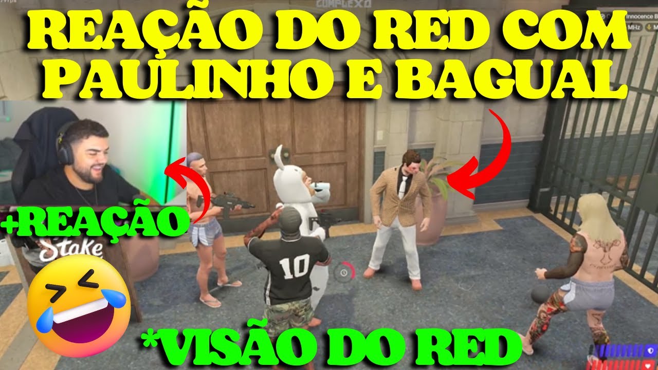 Reação Do Red Com Paulinho E Bagual Youtube