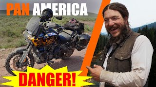 His Name is Danger...and he rides his Pan America harder than you! Riding Backroads with Danger Dan.