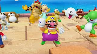 Super Mario Party Minigames  - Wario vs Mario vs Yoshi vs Peach (Master CPU) #6