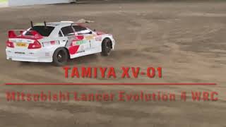 【公園RCラリー No.27】TAMIYA XV-01 Mitsubishi Lancer Evolution 4 WRC