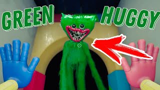 I meet Green Huggy Wuggy in Poppy Playtime Horror Day || Poppy PLAY