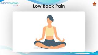 Low back pain | Dr. Vidyadhara S | Manipal Hospital Old Airport Road