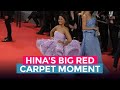 Cannes 2022: Hina Khan, Dreamy In Lavender, Makes Red Carpet Appearance Count