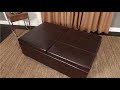 frankfurt double storage ottoman