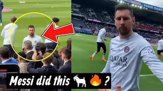 Messi still did this after PSG fans booing