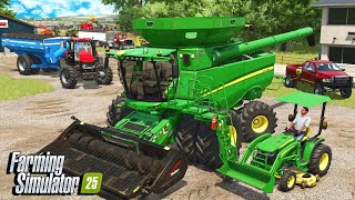 Big Harvest Day On My Iowa Farm? | Farming Simulator 25