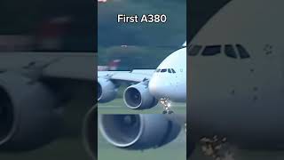 First A380 and the last A380 #aviation #viral #aviations