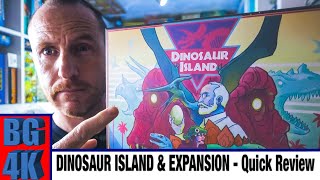 Dinosaur Island \u0026 Expansion Boardgame Review