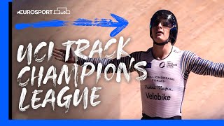 Lavreysen and Richardson Battle Continues | UCI Track Champions League Highlights | Eurosport