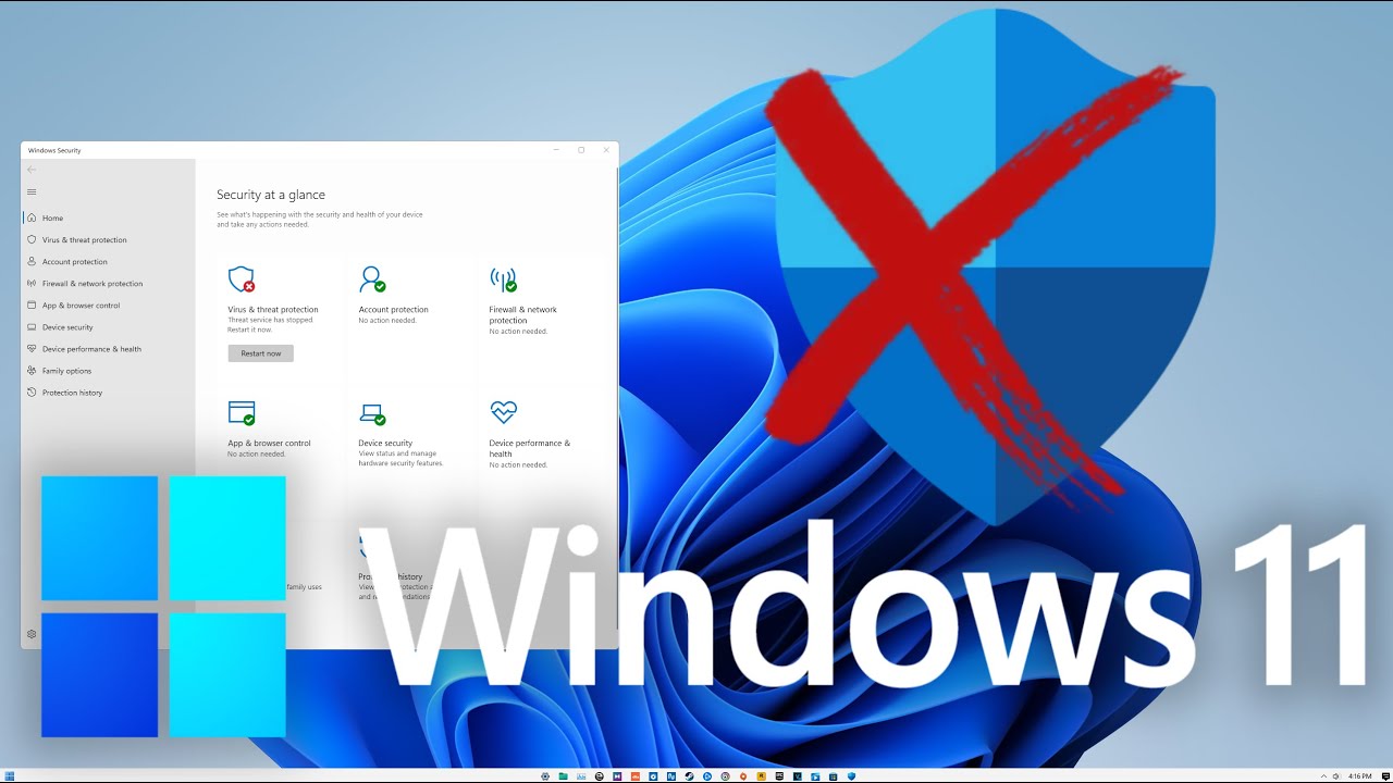 How To Permanently Disable Windows Defender On Windows 11! - YouTube