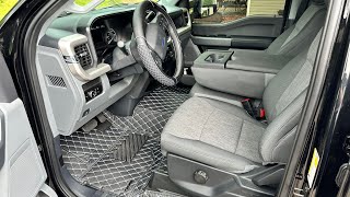 Manicci Custom Diamond Stitch Floor Liner Review On My 2023 F350 Custom Build