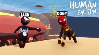 [TRY NOT TO LAUGH] Oggy Becomes SPIDERMAN In Funny Human Fall Flat