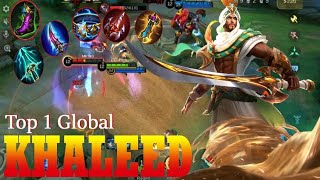 Khaleed Crazy Ultimate Brutal Damage!! Top 1 Global Khaleed - MLBB