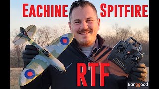 Eachine - Spitfire - 400mm RTF - Unbox & Maiden Flight