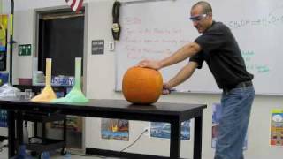 Exploding Pumpkin- Halloween Science Chemistry Demos!