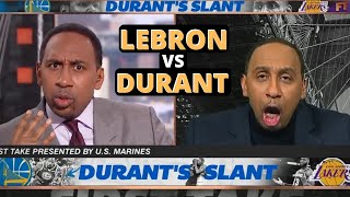 Stephen A Smith Debates Himself: Kevin Durant vs LeBron James - "You need to be DRUG TESTED!" | NBA