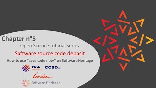 Chapter 5: How to use “save code now” on SWH and how to choose a SWHID for HAL