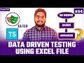 Playwright TypeScript #64 Data Driven Testing in Playwright with TypeScript Using EXCEL File