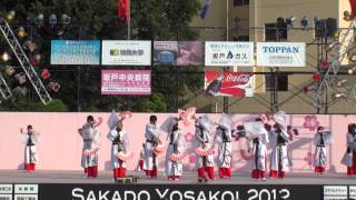 栃木県立小山北桜高YOSAKOIソーラン部櫻笑＠2012　坂戸よさこい