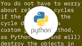 Circular reference in python
